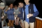 Pascal Rob Dave Dave, New Year 2001 - Courchevel Enquirer