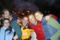 Q Mez Matt Pascal Steve Abbie, New Year 2002 - Courchevel Enquirer