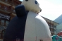 Inflatable panda, Natives Tignes weekend - Courchevel Enquirer